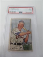 Dale Mitchell, PSA NM 7, No. 239, 1952 Bowman