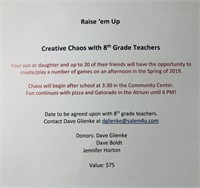 Creative Chaos with the 8th Grade Teachers