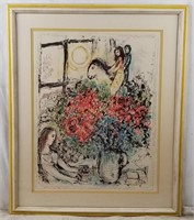 Marc Chagall La Chevauchee Art Print Litho
