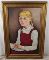 Roethlisberger Portrait of a Blonde Girl Original