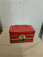 Vintage union leader collectible tin