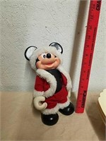 Vintage Mickey Mouse Santa doll