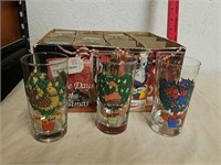 Vintage set of 12 Days of Christmas drinking