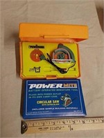 Powermite miniature circular saw battery operated
