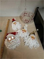 Santa Claus head ornaments