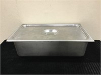 Stainless Steel Anti-Jam Steam Table Pan w/ Lid
