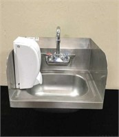 Space Saver Wall Mount Sink w/ Dispenser