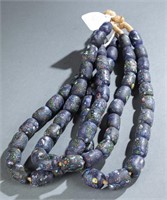 3 Strands of Venetian Glass African Trade Beads.