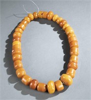 Amber style necklace. 20th century.