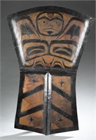 Tlingit style metal object. 20th century.
