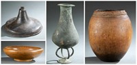 4 African vessels. 19th/ 20th century.