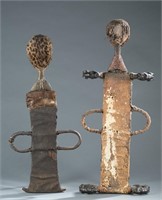 Group of two Poto swords.