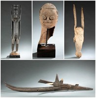 4 West African objects. 20th century.