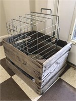 Wood crate and metal crate/container