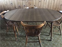 Tell City dining table and chairs