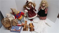Misc Toy Lot-incl. Dolls