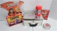 Starsky & Hutch Lot-Thermos, Watch, 2 Lunch Boxes