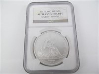 2013 LSCC Medal 40th Anniversary Satin Proof