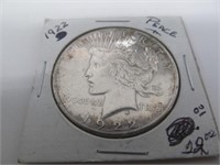 1922 S Peace Dollar
