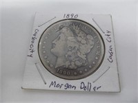 1890 CC Carson City Morgan Silver Dollar