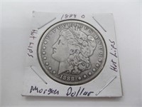 1880 O Morgan Hot Lips Silver Dollar