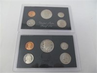 Two 1983 S United States Proof Sets