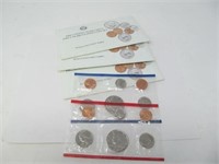 Three 1989 Uncirculated U.S. Mints Sets