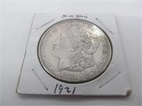 1921 D Morgan Silver Dollar