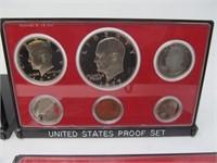 Four 1977 S United States Proof Sets