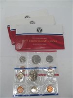 Three 1987 Uncircultaed Coin Sets