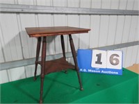 SQUARE SPINDLE LEG TABLE 23 1/2 X 24X 29 1/2