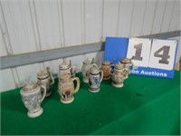 GROUP OF BEER STEINS - AVON HAND CRAFTED