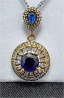 Matching sapphire necklace