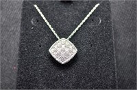 Diamond estate necklace