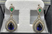 4.50ct sapphire earrings