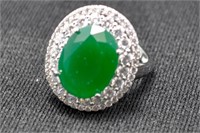 8.12ct emerald ring
