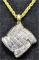 Diamond estate necklace