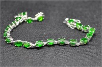 8ct emerald bracelet