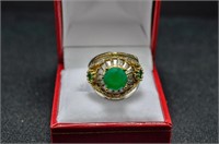 3.48ct emerald dinner ring