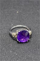 3ct amethyst ring