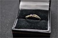 14kt diamond solitaire ring 1.5 grams