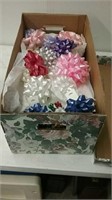 Large storage box of gift bags, wrap and bows