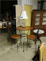 Bar Top Table And 2 Chairs