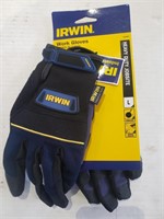 Irwin size Large Heavy duty work gloves