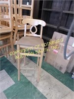 (43) 29IN GAR PRODUCTS VINYL HIGH TOP CHAIRS