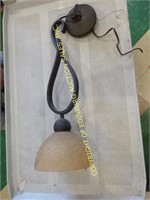 LOT OF (6) SINGLE POLE HANGING LAMPS W/ SHADE