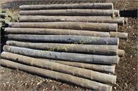 Approx. 65 Wooden Posts 4" x 6 1/2'