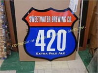 SWEET WATER 420 METAL SIGN - BRAND NEW IN BOX