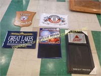 LOT OF (5) BEER SIGNS