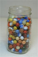 Ball Jar of Vintage Marbles